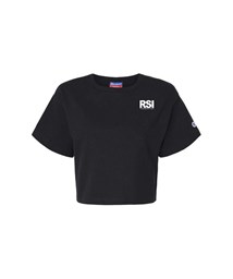 Show details for RSI Champion - Women's Heritage Jersey Crop T-Shirt Picture of RSI Champion - Women's Heritage Jersey Crop T-Shirt